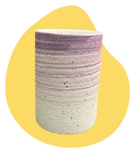 Penerini coffee Keramický šálek - VYSOKÝ Tea cup - Purple 200 ml