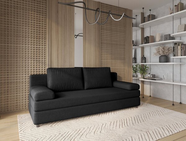 ROZKLÁDACÍ POHOVKA, textil, antracitová Ti'me - Rozkládací pohovky, Online Only