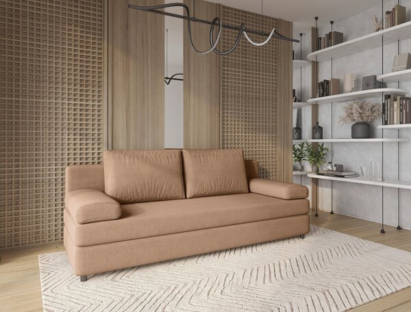 ROZKLÁDACÍ POHOVKA, textil, karamel Ti'me - Rozkládací pohovky, Online Only