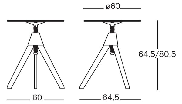 Magis designové jídelní stoly Topsy