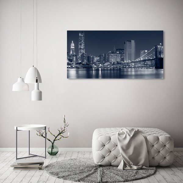 Moderní skleněný obraz z fotografie Manhattan New York osh-37762397