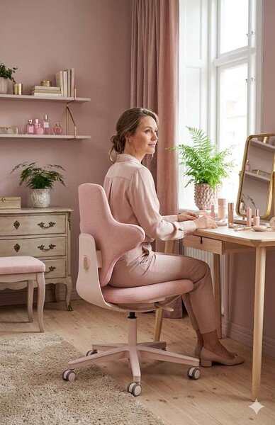 LTC Kancelářská židle VIVA+ PINK, růžová