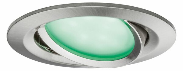 PAULMANN Startovací sada Smart Home smik Gateway nástěnný ovladač + LED vestavné svítidlo Nova Plus Coin základní sada výklopné RGBW