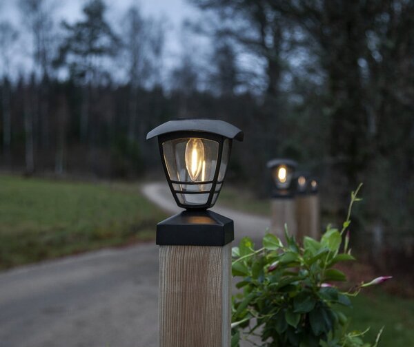 Venkovní solární LED svítidlo Star Trading Felix, výška 19 cm