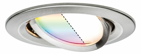 PAULMANN Startovací sada Smart Home smik Gateway nástěnný ovladač + LED vestavné svítidlo Nova Plus Coin základní sada výklopné RGBW