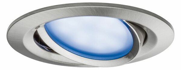 PAULMANN Startovací sada Smart Home smik Gateway nástěnný ovladač + LED vestavné svítidlo Nova Plus Coin základní sada výklopné RGBW