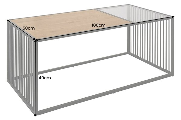 Designový konferenční stolek Haines 100 cm vzor mramor