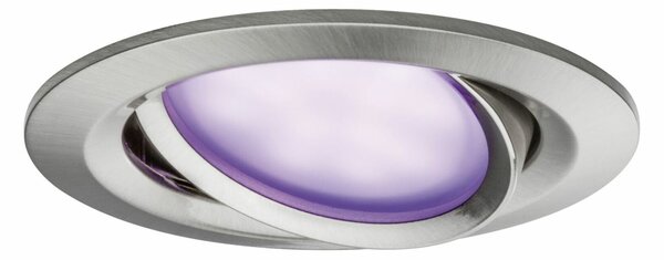 PAULMANN Startovací sada Smart Home smik Gateway nástěnný ovladač + LED vestavné svítidlo Nova Plus Coin základní sada výklopné RGBW