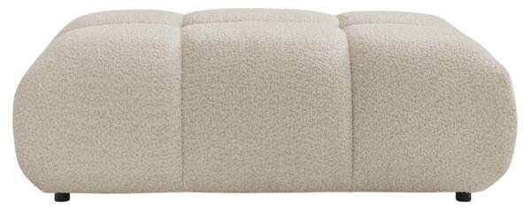 -25 % Dny MOMENTI– Bobochic Paris Béžová bouclé podnožka Alya 122 x 82 cm