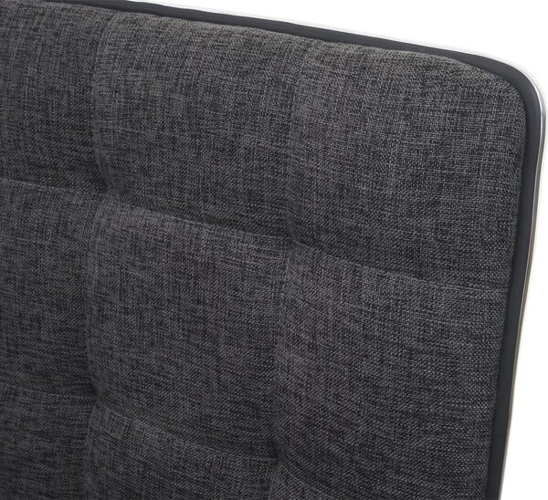 Jídelní židle HWC-C41, židle kuchyňská židle, výškově nastavitelná otočná, látka/textil s certifikátem MVG šedá