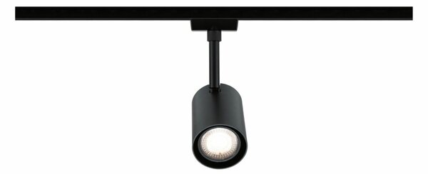PAULMANN URail LED lištový spot Smart Home Zigbee 3.0 Luxe GU10 4,8W RGBW+ stmívatelné 230V černá mat
