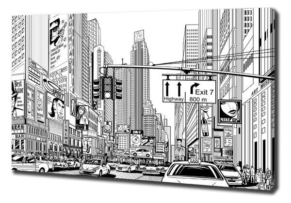 Foto obraz na plátně do obýváku Ulice New Yorku oc-39334170