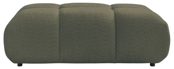 -25 % Dny MOMENTI– Bobochic Paris Zelená bouclé podnožka Alya 122 x 82 cm