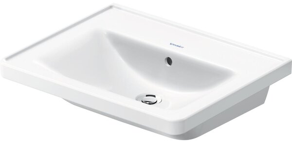 Duravit 2367600060 - Závěsné umyvadlo D-NEO 60x48 cm keramika/lesklá bílá
