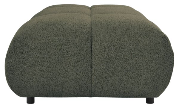 -25 % Dny MOMENTI– Bobochic Paris Zelená bouclé podnožka Alya 122 x 82 cm