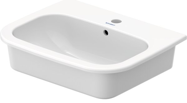 Duravit 337540000 - Zápustné umyvadlo D-CODE 54,5x43,5 cm keramika/lesklá bílá