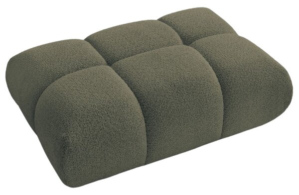 -25 % Dny MOMENTI– Bobochic Paris Zelená bouclé podnožka Alya 122 x 82 cm