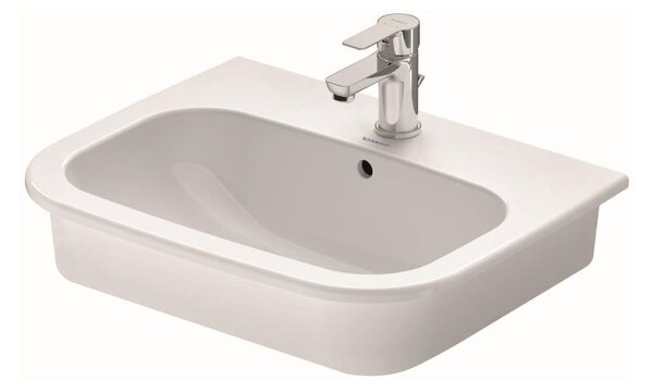 Duravit 337540000 - Zápustné umyvadlo D-CODE 54,5x43,5 cm keramika/lesklá bílá