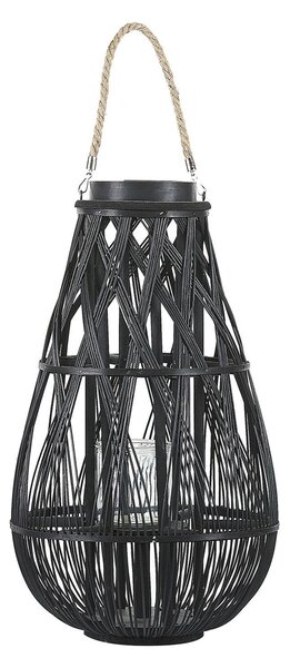 Lucerna TONGA Bambus 56 cm Černá