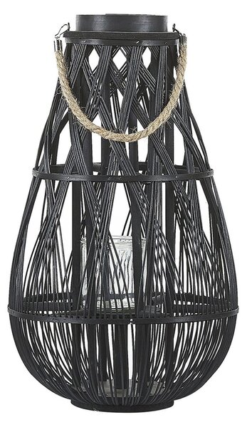 Lucerna TONGA Bambus 56 cm Černá