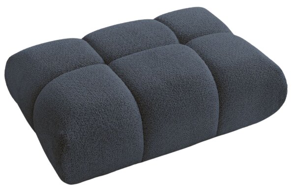 -25 % Dny MOMENTI– Bobochic Paris Tmavě modrá bouclé podnožka Alya 122 x 82 cm