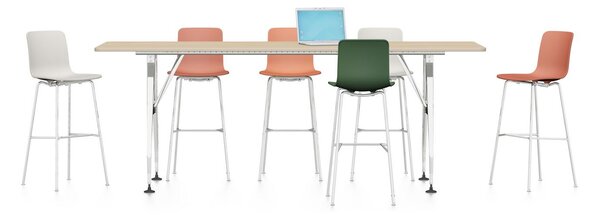 Vitra designové barové židle Hal Ply Stool High