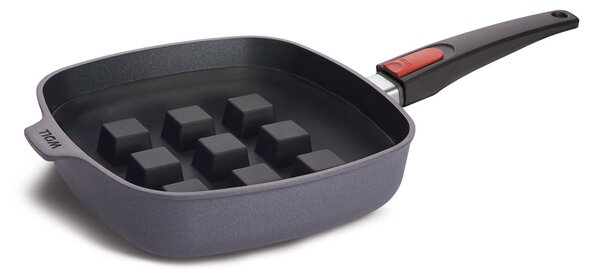 Silikonová pečicí vložka 24 × 24 cm WOLL Bake it hranatá – prémiové německé nádobí SC224