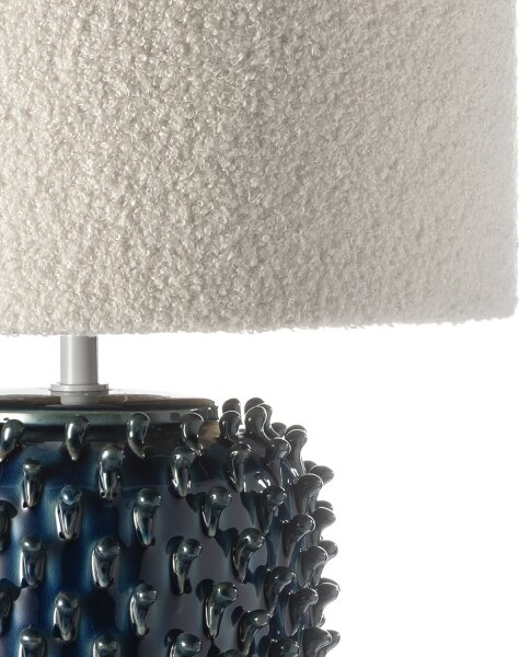 ONLI - Stolní lampa CERAMICA 1xE27/15W/230V 57 cm modrá/krémová