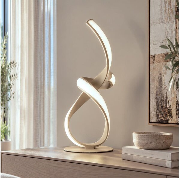 ONLI - LED Stolní lampa MATISSE LED/22W/230V 60 cm béžová