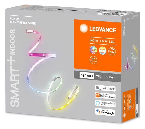 Chytrý interiérový WiFi RGBTW LED pásek FLEX 2m 8,5W