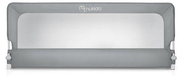 Nukido NK-228 Ochranná zábrana k posteli 180 cm, šedá