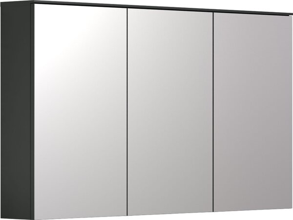 Synnax BD:Co.anthracite melamin, Fr.mirror sklo, zrcadlová skříňka