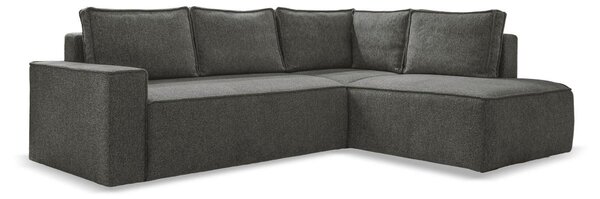 ROHOVÁ SEDAČKA, textil, tmavě šedá MID.YOU - Sedací soupravy, Online Only