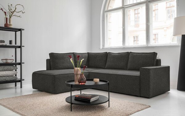 ROHOVÁ SEDAČKA, textil, tmavě šedá MID.YOU - Sedací soupravy, Online Only