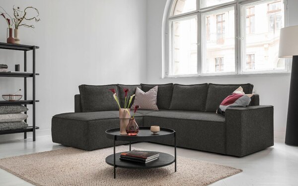 ROHOVÁ SEDAČKA, textil, tmavě šedá MID.YOU - Sedací soupravy, Online Only