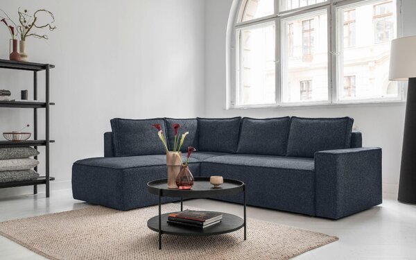 ROHOVÁ SEDAČKA, textil, tmavě modrá MID.YOU - Sedací soupravy, Online Only