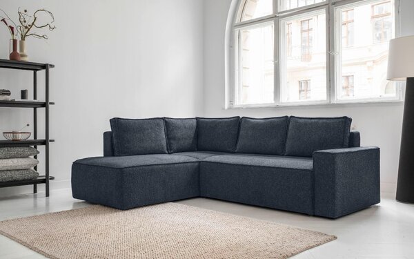 ROHOVÁ SEDAČKA, textil, tmavě modrá MID.YOU - Sedací soupravy, Online Only