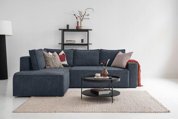 ROHOVÁ SEDAČKA, textil, tmavě modrá MID.YOU - Sedací soupravy, Online Only