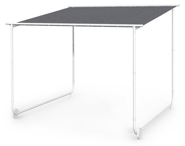 Blumfeldt Nantes, altán, sluneční stříška, 3x3 m, polyester, ocelový rám, UV 50+, podlahová kolečka
