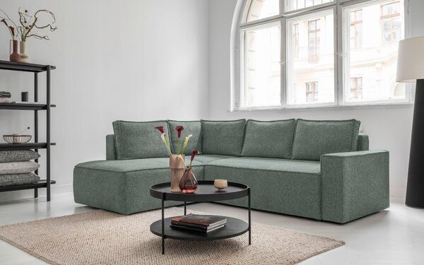 ROHOVÁ SEDAČKA, textil, zelená MID.YOU - Sedací soupravy, Online Only