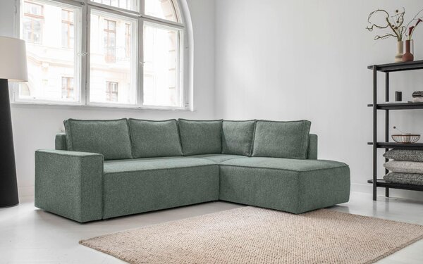ROHOVÁ SEDAČKA, textil, zelená MID.YOU - Sedací soupravy, Online Only