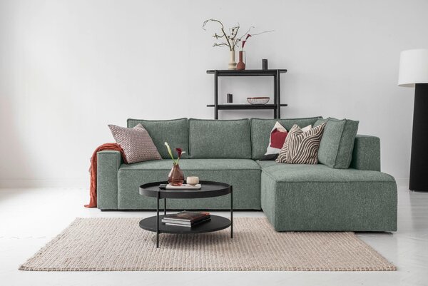 ROHOVÁ SEDAČKA, textil, zelená MID.YOU - Sedací soupravy, Online Only