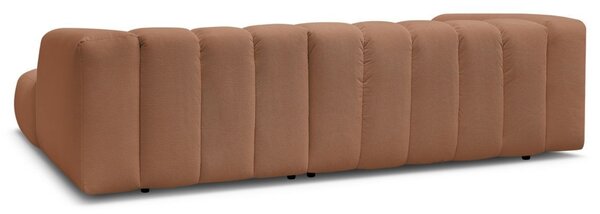 -25 % Dny MOMENTI– Bobochic Paris Terakotově oranžová rohová pohovka Talia 288 cm, pravá