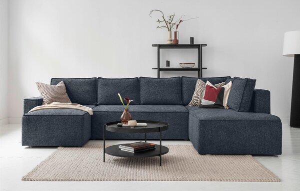 SEDACÍ SOUPRAVA, textil, tmavě modrá MID.YOU - Sedací soupravy, Online Only