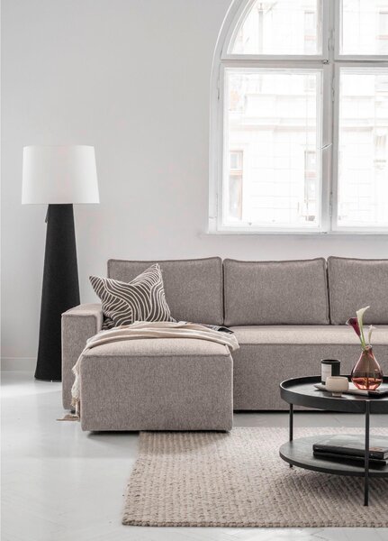 SEDACÍ SOUPRAVA, textil, šedá, bílá MID.YOU - Sedací soupravy, Online Only