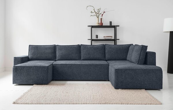 SEDACÍ SOUPRAVA, textil, tmavě modrá MID.YOU - Sedací soupravy, Online Only