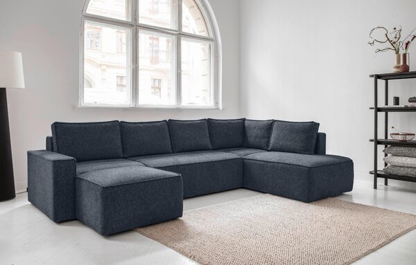 SEDACÍ SOUPRAVA, textil, tmavě modrá MID.YOU - Sedací soupravy, Online Only