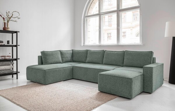SEDACÍ SOUPRAVA, textil, zelená MID.YOU - Sedací soupravy, Online Only