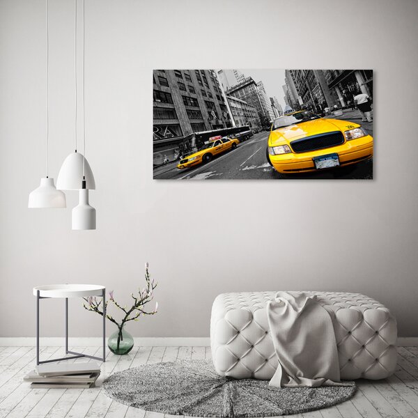 Foto obraz sklo tvrzené Taxi New York osh-41983916
