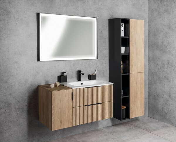 Sapho Sapho, ESPACE skoíoka 35x172x32cm, 2x dvíoka, levá/pravá, dub Alabama, ESC230-2222